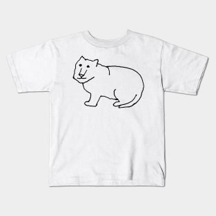 Chonky Snow Leopard Kids T-Shirt